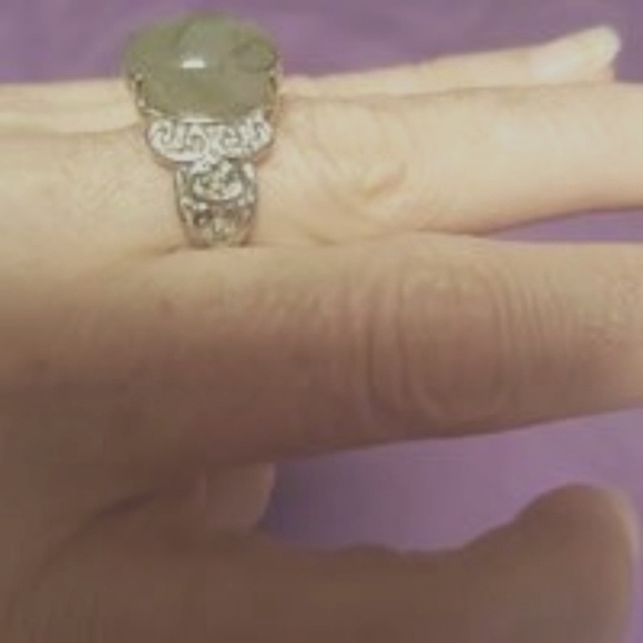 Stainless Steel Labradorite Ring - Picture 7 of 8